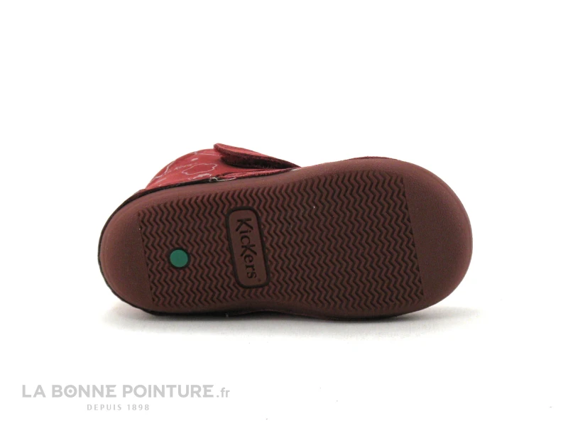 Kickers SABIO Bordeaux Argent - 879022 - Chaussure BEBE Fille – Image 7