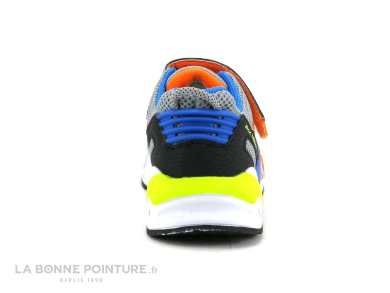 Skechers 403742L Ultrasurge - Turquoise Gris Orange - Basket GARCON – Image 4