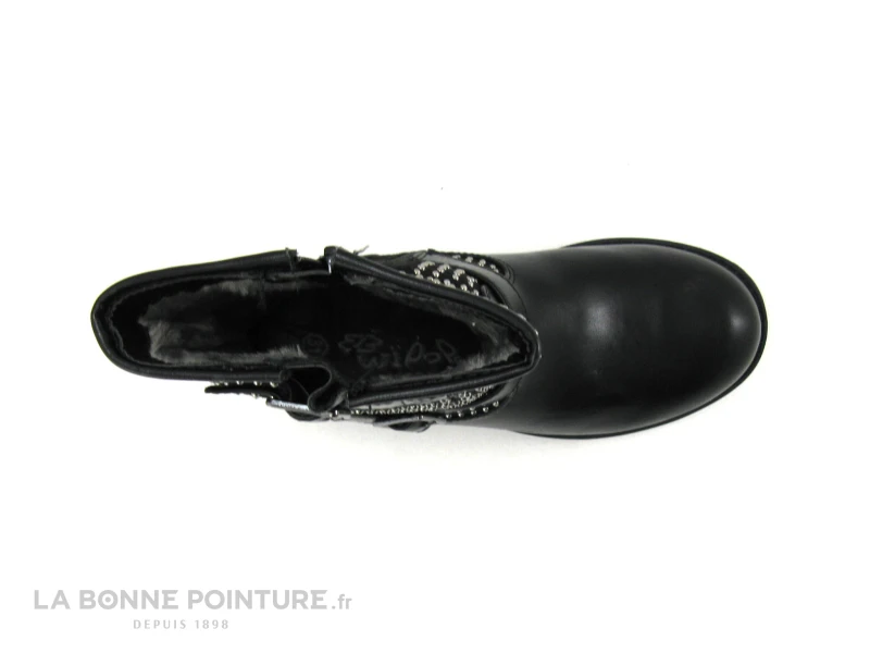 Wipop DICKLE Noir - Perles Argents - Bottine Fille – Image 3