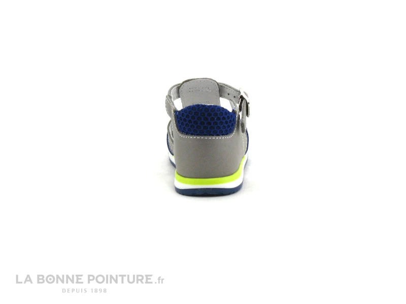 Bopy ZINO Gris - Bleu - Nu-pieds BEBE GARCON – Image 4