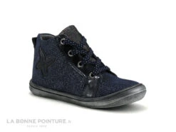 Bellamy BELLE Marine - Paillettes - Chaussure Montante Fille