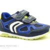 Geox PAVEL J8415A Navy Lime - 3 Velcros - Basket GARCON