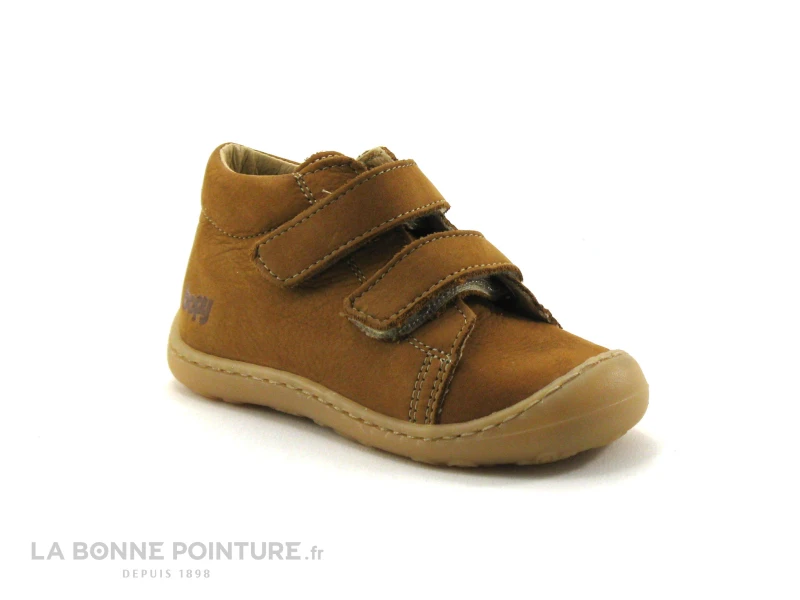 Bopy JAMEL Caramel - Chaussure Montante GARCON - 2 Velcros – Image 5