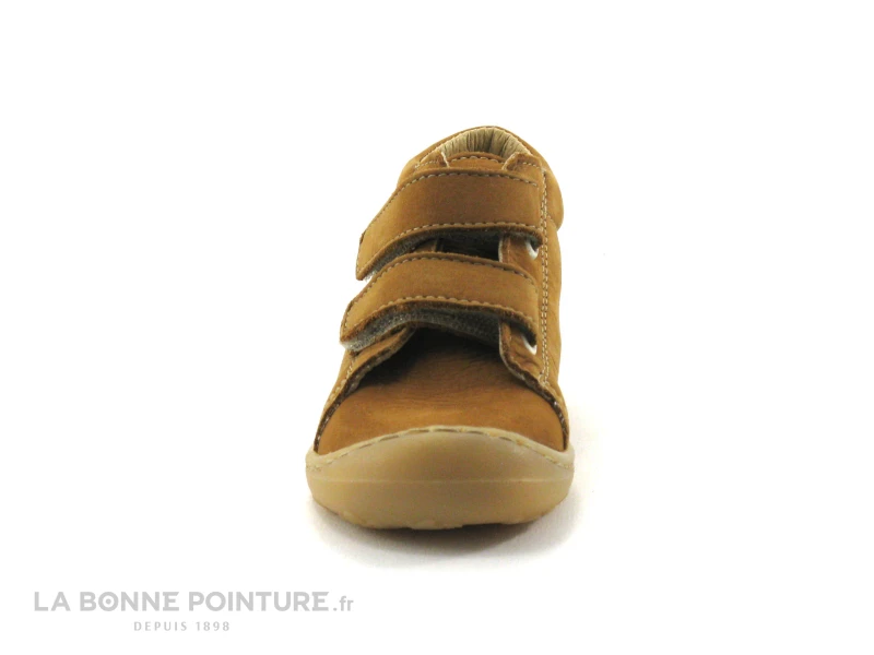 Bopy JAMEL Caramel - Chaussure Montante GARCON - 2 Velcros – Image 2