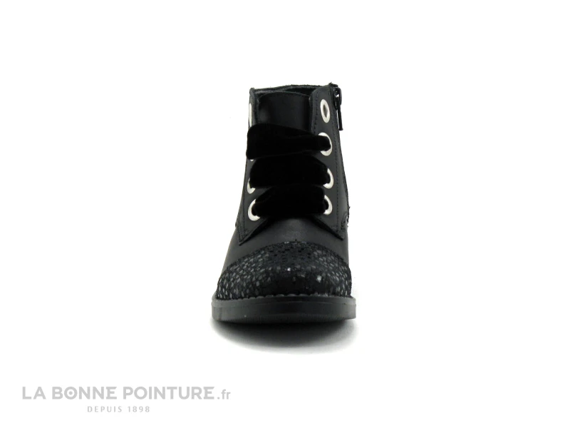 MKids MESALE MK2778D8IA - Noir - Lacet Velours - Boots Fille – Image 2