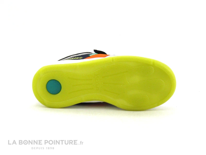 Kickers KALIDO Marine Gris Orange - 910863 - Basket Avec Scratches – Image 7