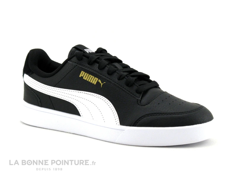 Puma SHUFFLE JR Black White 375668-03 - Basket Mode Noire Et Blanche – Image 5