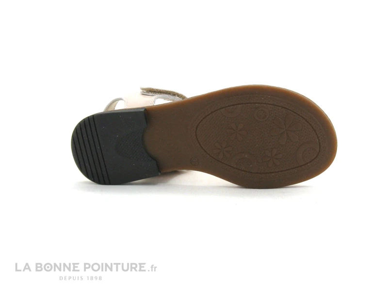 Bopy ELATA Beige - Petits Coeurs - Sandale Fille – Image 7