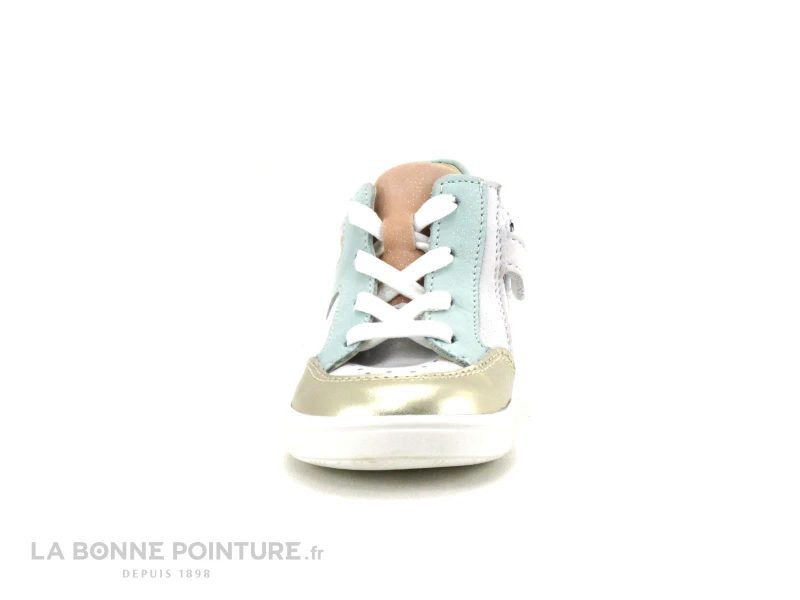 Bellamy BIBI Or Blanc Pastel - Basket Montante Fille – Image 2