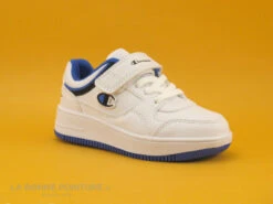 Champion Rebound Low B TD S32217 - Basket BEBE Blanc - Bleu