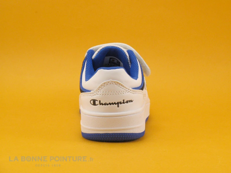 Champion Rebound Low B TD S32217 - Basket BEBE Blanc - Bleu – Image 3