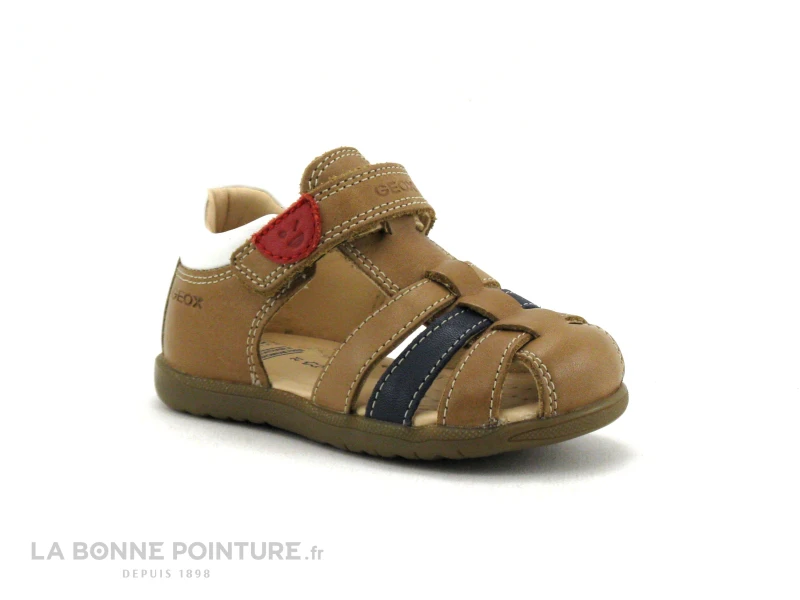 Geox B254VA Macchia Caramel - Sandale Premiers Pas