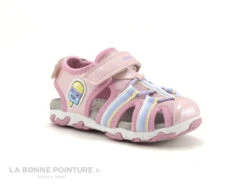Geox FLAFFEE B3557A Pink - Sandale Fille Rose - BEBE