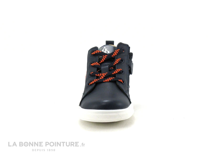 Acebos 1292 - Chaussure Montante Premiers Pas - Bleu Marine - Rouge – Image 2