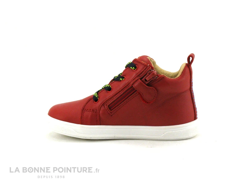 Acebos 1292 - Chaussure Montante BEBE Cuir Rouge – Image 3