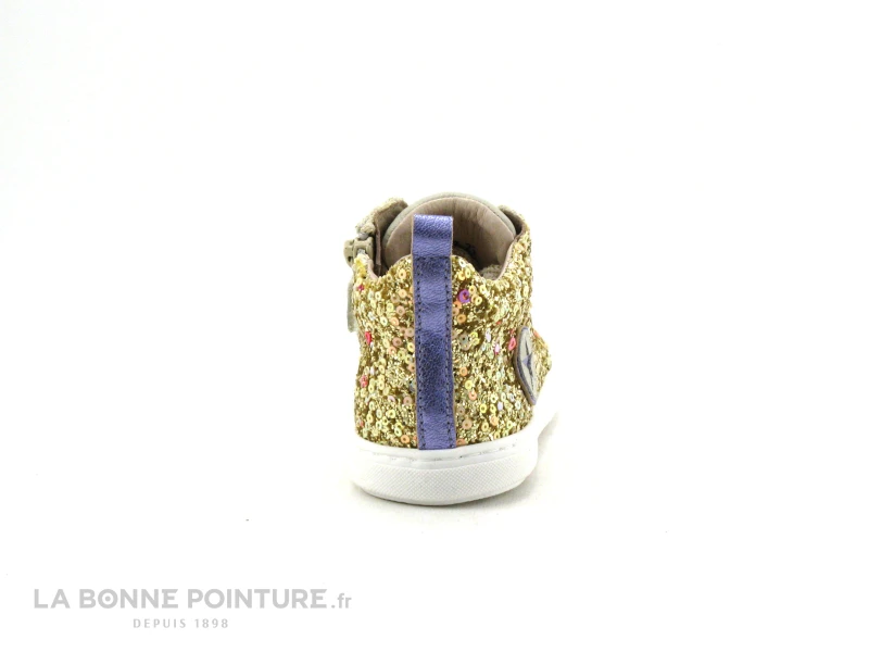 Acebos 1278JA Or - Basket Montante Doree - BEBE Fille – Image 4