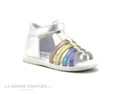 Bopy RAPSOU Argent - Multicolore - Sandale Fille Premiers Pas