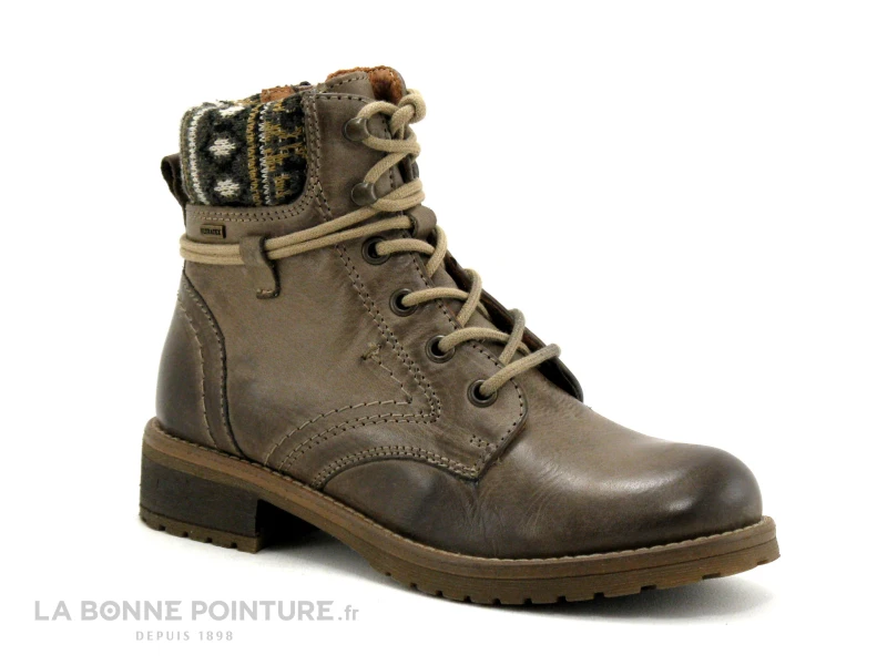 Com Un Point ADGENER Kaki - Bottine Fille Marron – Image 5