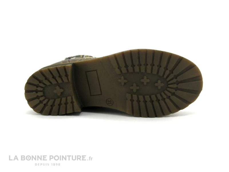 Com Un Point ADGENER Kaki - Bottine Fille Marron – Image 7