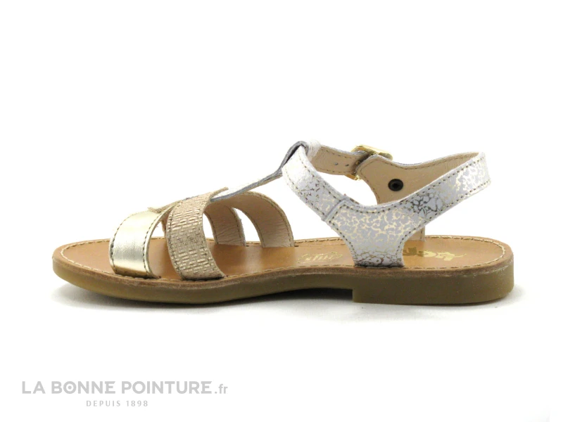 Bopy EPARIS Or - Sandale Fille Cuir Metallise – Image 3
