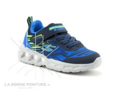 Skechers MAGNA LIGHTS BOZLER - 401500N - Bleu - Basket Leds BEBE