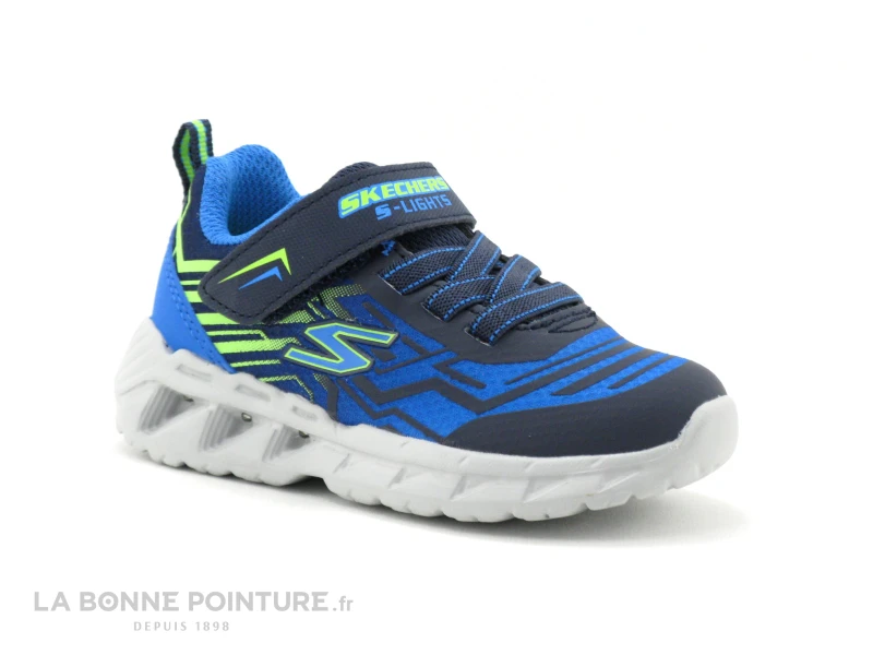 Skechers MAGNA LIGHTS BOZLER - 401500N - Bleu - Basket Leds BEBE – Image 5