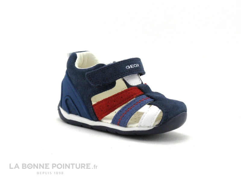 Geox EACH B50BB - Navy Red - Sandale Montante BEBE – Image 5