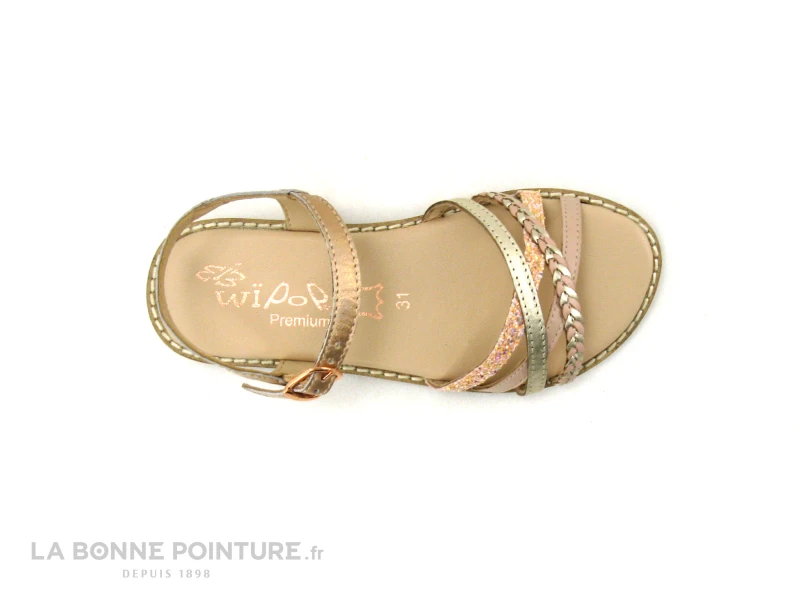 Wipop INOX Rose Gold - Sandales Mode Fille – Image 4