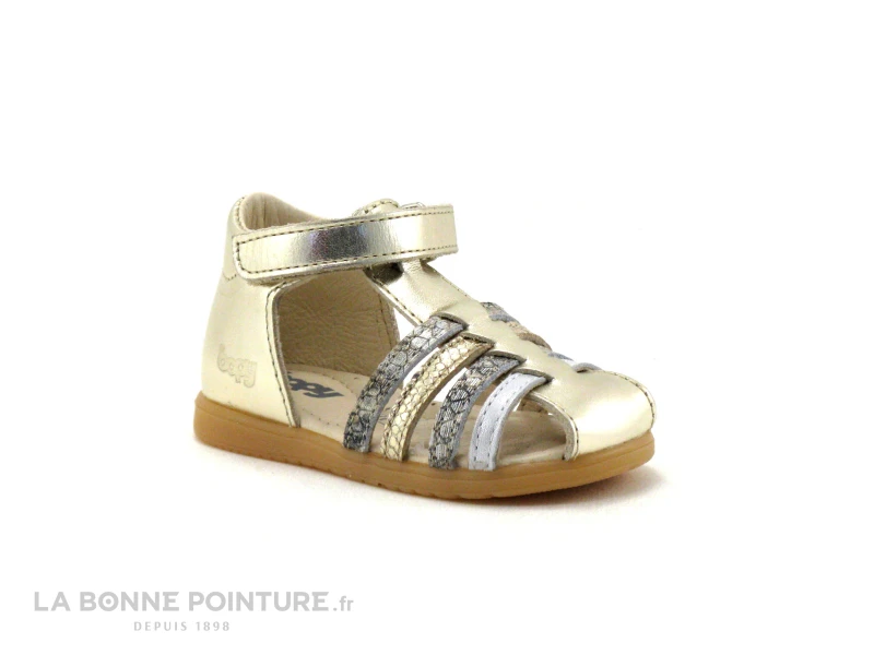 Bopy REGULE Or - Nu-pieds BEBE Fille - Bout Ferme – Image 4